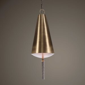 Uttermost Nador 1 Light Brass Pendant 21521 vancouver