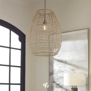 Uttermost Cross Weave 1 Light Pendant 21535 guelph