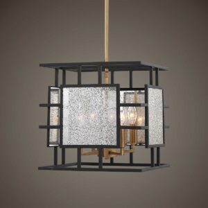 Uttermost Holmes 4 Light Geometric Pendant 21543 regina
