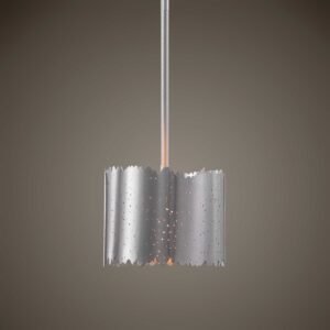 Uttermost Baradla 1 Light Brushed Nickel Mini Pendant 22168 fredericton