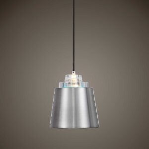 Uttermost Pratt 1 Light Nickel Mini Pendant 22185 winnipeg