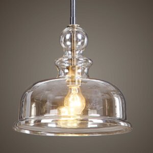 Uttermost Eaton 1 Light Glass Pendant 22192 edmonton