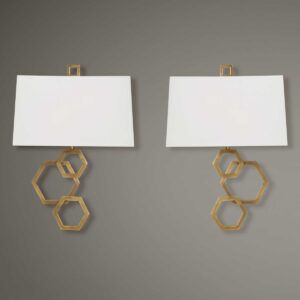 Uttermost Deseret Brass 2 Light Sconce S/2 22544 oakville