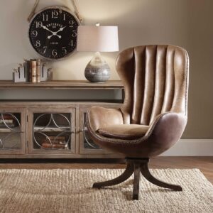 Uttermost Garrett Mid-century Swivel Chair 23268