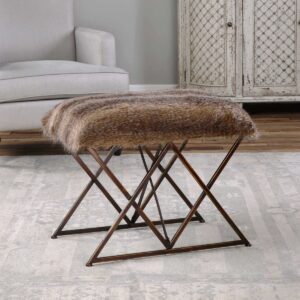 Uttermost Brannen Plush Small Bench 23277 winnipeg