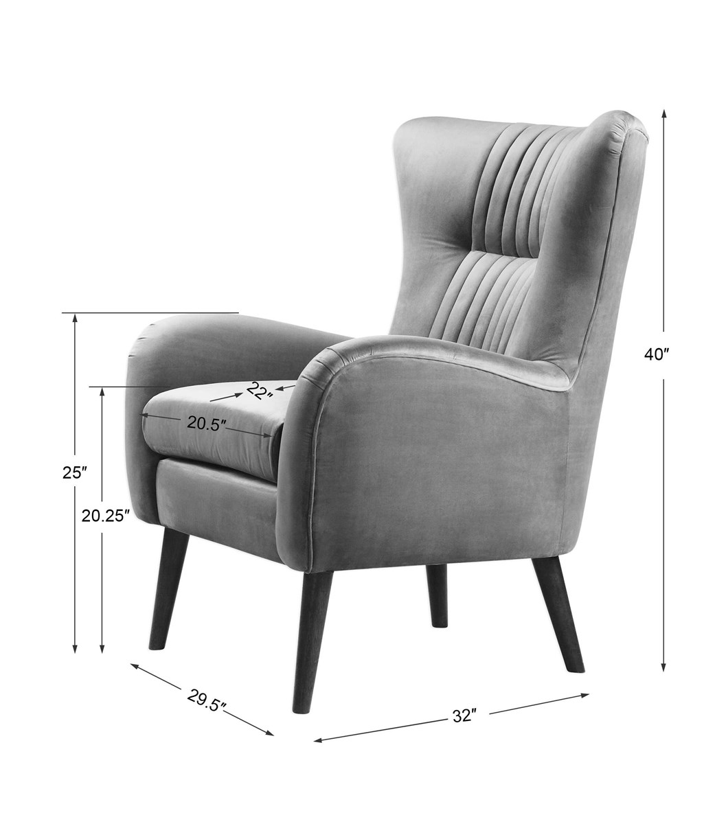 Uttermost Dax Mid-Century Accent Chair 23314 laval