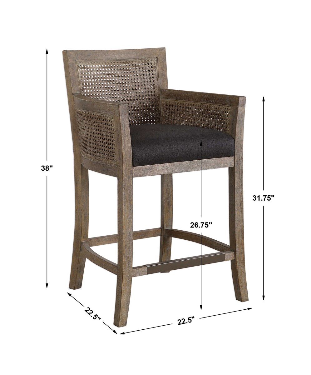Uttermost Encore Counter Stool 23466 windsor