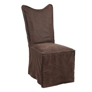 Uttermost Delroy Armless Chairs Chocolate Set Of 2 23469-2 mississauga