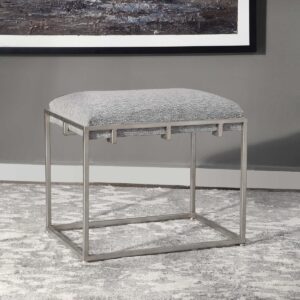 Uttermost Edie Silver Small Bench 23471 barrie