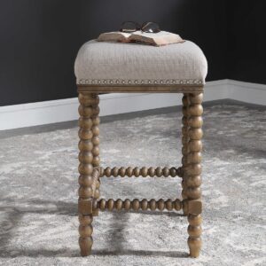 Uttermost Pryce Wooden Counter Stool 23495 oakville