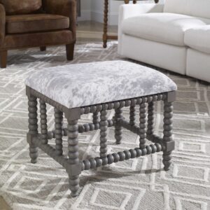 Uttermost Estes Faux Cow Hide Small Bench 23568 quebec city