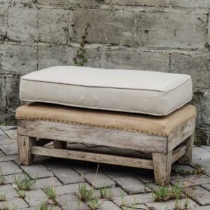 Uttermost Schafer Linen Ottoman 23616 vancouver