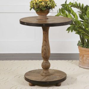 Uttermost Kumberlin Wooden Round Table 24268 toronto
