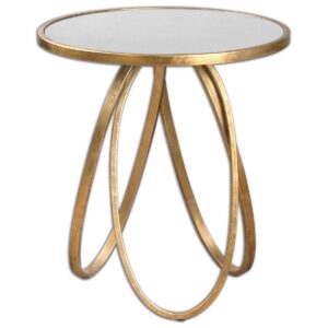 Uttermost Montrez Gold Side Table 24410 mississauga
