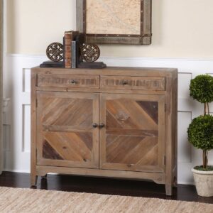 Uttermost Hesperos Reclaimed Wood Console Cabinet 24415 ottawa