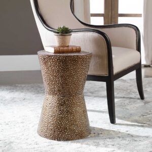 Uttermost Cutler Drum Shaped Accent Table 24461 barrie
