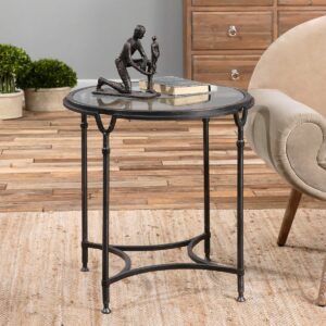 Uttermost Samson Glass Side Table 24469 guelph