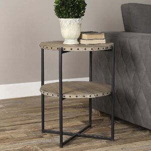 Uttermost Kamau Round Accent Table 24532 edmonton