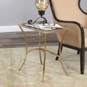 Uttermost Alayna Gold End Table 24641 halifax