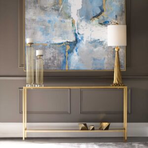 Uttermost Hayley Gold Console Table 24685 quebec city