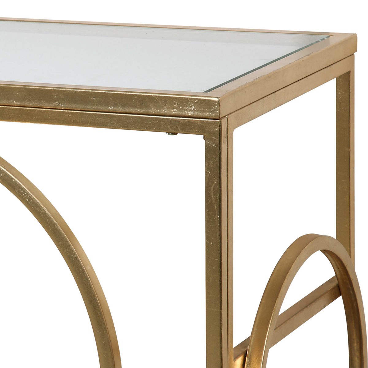 Uttermost Metria Gold Console Table 24708 montreal