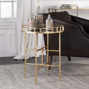 Uttermost Tilly Bright Gold Accent Table 24711 mississauga