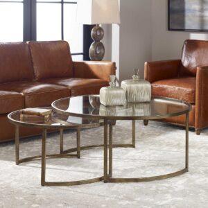Uttermost Rhea Nested Coffee Tables S/2 24747 winnipeg
