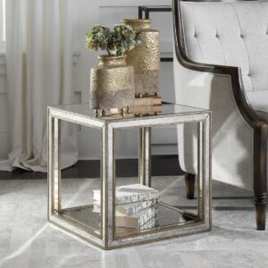 Uttermost Julie Mirrored Accent Table 24789 kleinburg
