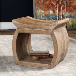 Uttermost Connor Elm Accent Stool 24814 vancouver