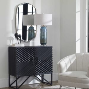 Uttermost Zadie Ebony Accent Cabinet 24840 fredericton