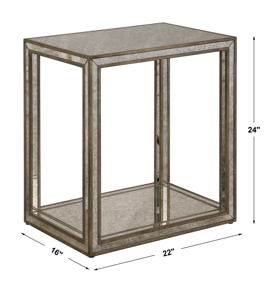 Uttermost Julie Mirrored End Table 24858 toronto