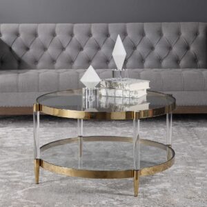 Uttermost Kellen Glass Coffee Table 24895 fredericton