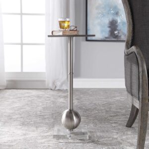 Uttermost Laton Silver Accent Table 24906 FREDERICTON
