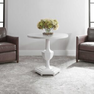 Uttermost Kabarda White Foyer Table 24945 halifax