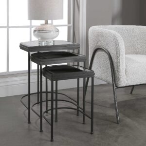 Uttermost India Black Nesting Tables S/3 24965 QUEBEC CITY