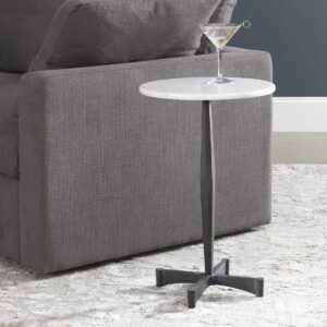 Uttermost Counteract White Accent Table 24972 fredericton
