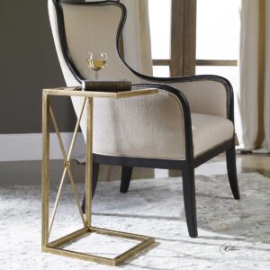 Uttermost Zafina Gold Accent Table 25014 montreal
