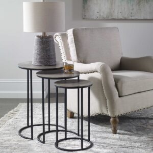 Uttermost Erik Metal Nesting Tables S/3 25057 halifax