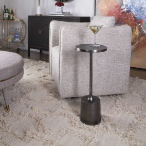 Uttermost Sanaga Drink Table Nickel 25062 brampton