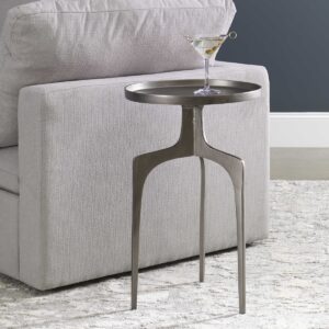 Uttermost Kenna Nickel Accent Table 25082 mississauga