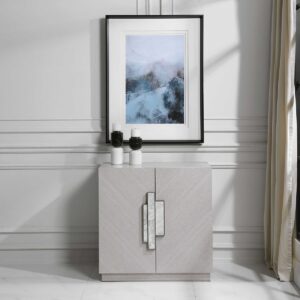 Uttermost Viela Gray 2 Door Cabinet 25098 collingwood