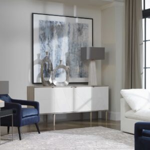 Uttermost Tightrope 4 Door Modern Sideboard Cabinet 25101 kleinburg