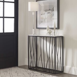 Uttermost Reed Travertine Console Table 25104 guelph