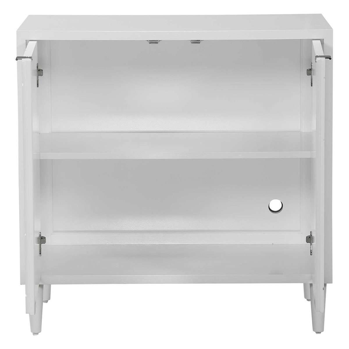 Uttermost Stockholm White 2 Door Cabinet 25105 vancouver