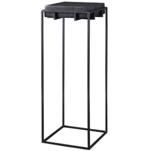 Uttermost Telone Black Large Pedestal 25107 calgary