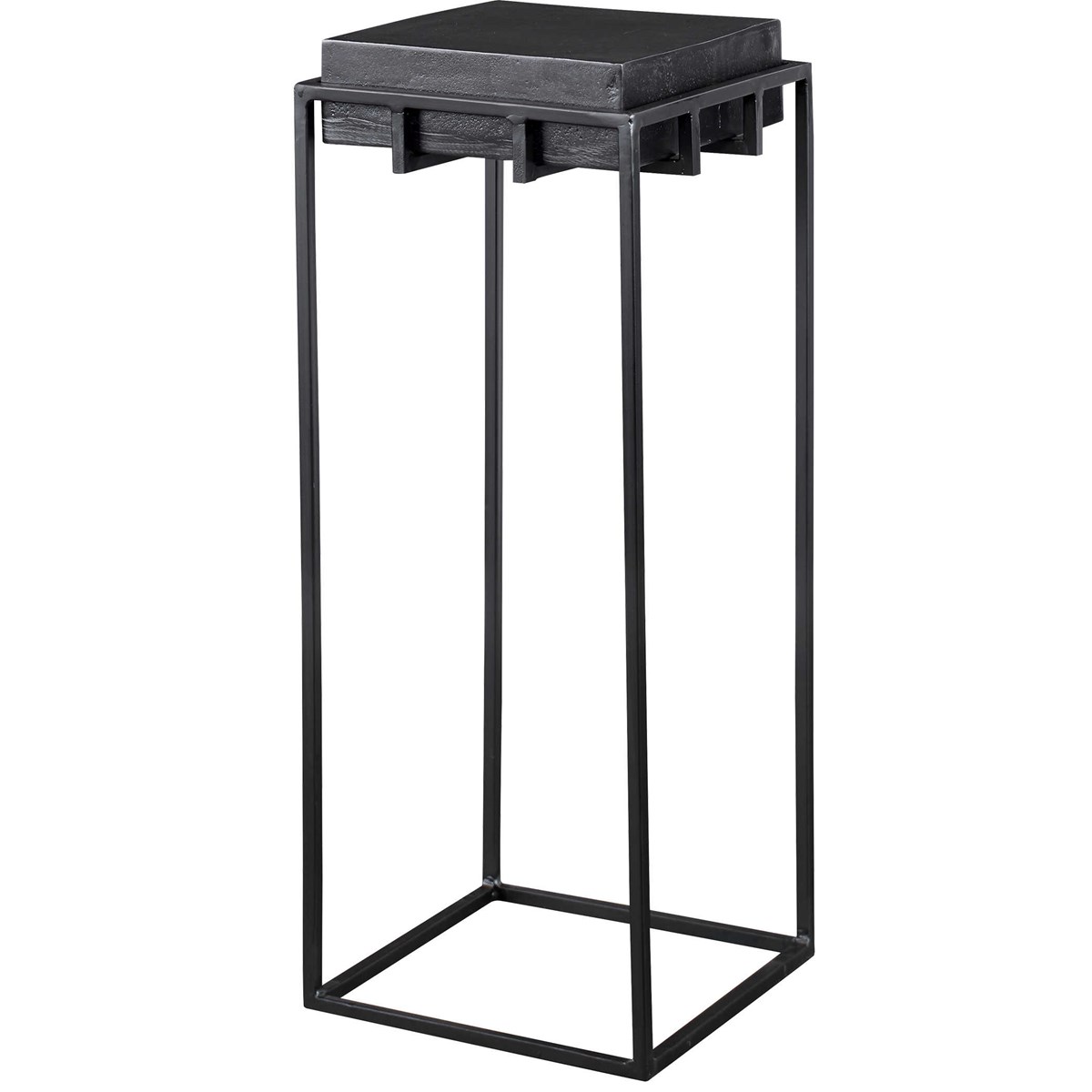 Uttermost Telone Black Small Pedestal 25108 edmonton