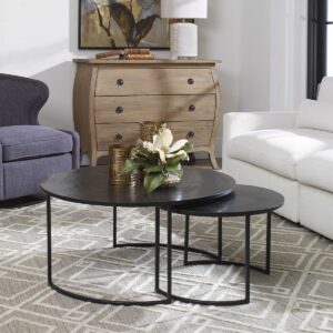 Uttermost Barnette Modern Nesting Coffee Tables S/2 25109fredericton