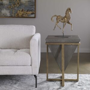 Uttermost Bertrand Shagreen Accent Table 25123 toronto