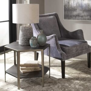 Uttermost Alicia Geometric Accent Table 25314 woodbridge