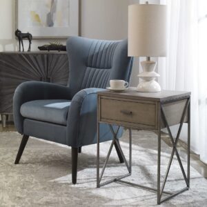 Uttermost Cartwright Gray Side Table 25367 ottawa